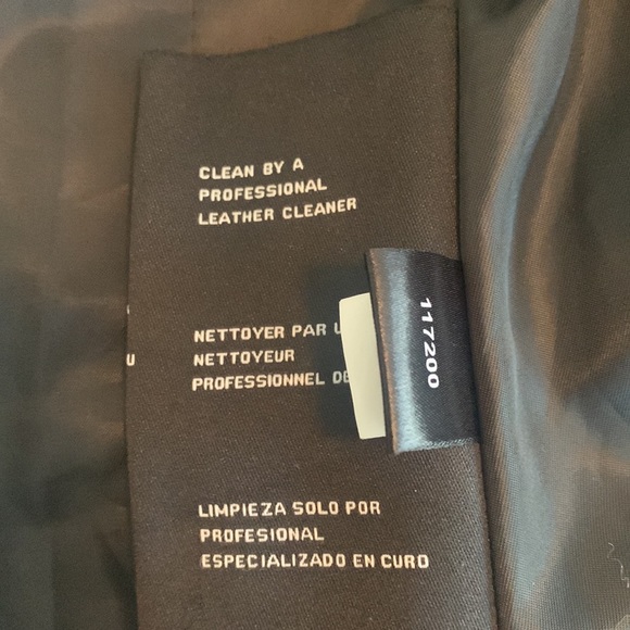 Michael KORS Womens Leather Jacket - Picture 8 of 11